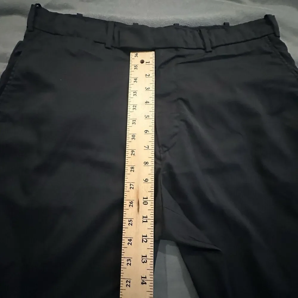 RLX Ralph Lauren Chino Shorts Mens 36 Classic Fit Performance Golf Stretch Black